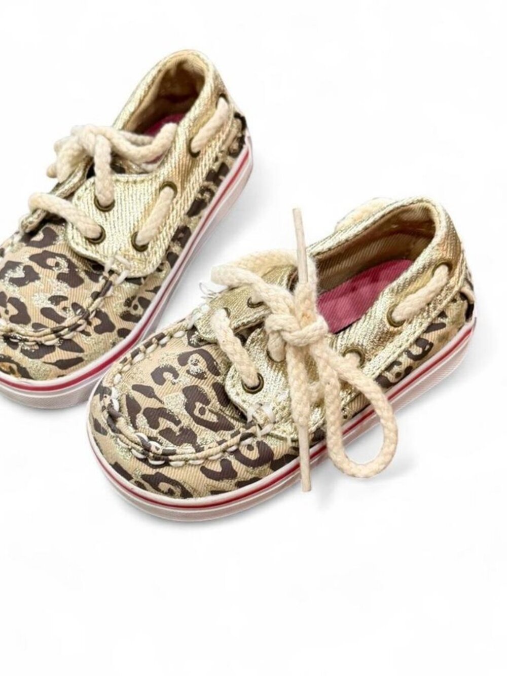 Sperry Top-Sider Baby Leopard Shoes Size 2